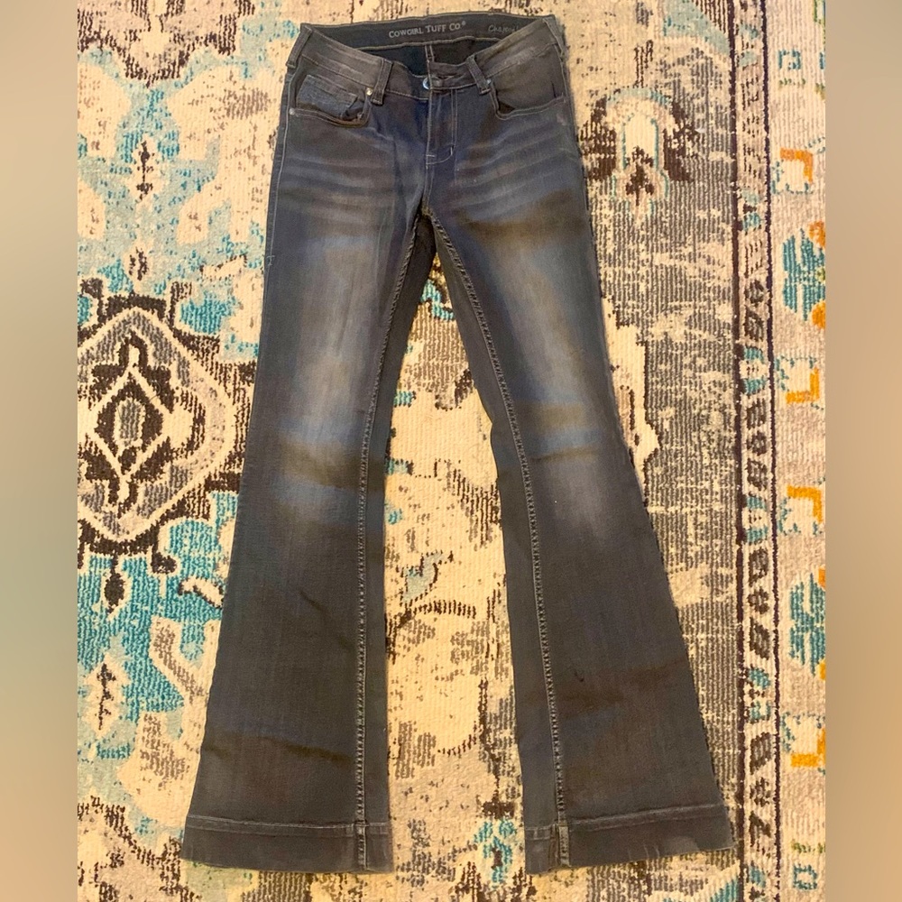 Cowgirl Tuff Gray Trousers 28x35